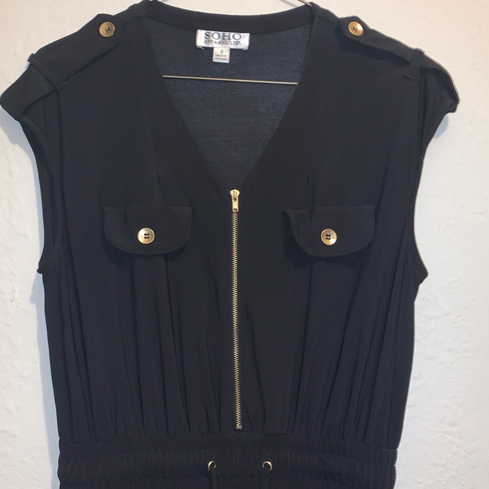 Soho Black Jumpsuit
